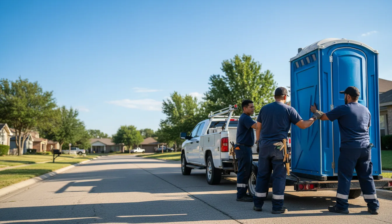 Portable Toilet Rental in Hitchcock, TX near me